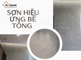 Tạo Dấu Ấn Với Sơn Hiệu Ứng Bê Tông Chất Lượng Cao Cùng Gindecor