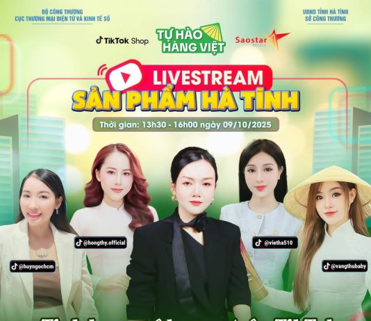 LIVESTREAM SẢN PHẨM HÀ TĨNH – TINH HOA QUÊ HƯƠNG TRÊN TIKTOK