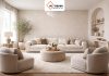 Thiết Kế Phòng Khách Biệt Thự: Khẳng Định Đẳng Cấp Thượng Lưu Cùng Tường Sơn Nghệ Thuật