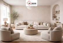 Thiết Kế Phòng Khách Biệt Thự: Khẳng Định Đẳng Cấp Thượng Lưu Cùng Tường Sơn Nghệ Thuật